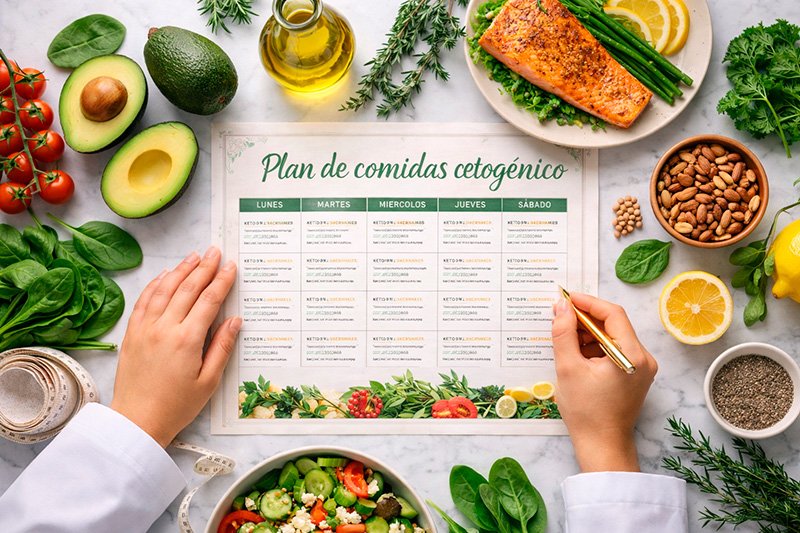 Plan de alimentos cetogénico